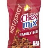 Chex Mix Hot and Spicy Snack Mix, 13.5oz Bag for $2.77