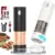 Circle Joy Rechargeable Electric Salt & Pepper Grinder Set with LED Light for $9.99