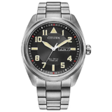 Citizen Eco-Drive Weekender Garrison Super Titanium Field Watch for $241.26
