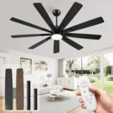CJOY 62-Inch Reversible DC Motor Ceiling Fan with 3-CCT Light for $89.99 $179.99