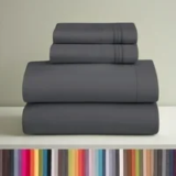 Clara Clark 1800 Series 4-Piece Deep Pocket Queen Sheet Set for $17.99