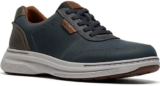 Clarks Men’s Craftwell Lace Leather Casual Sneakers for $55
