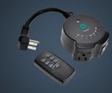 ClearPower Outdoor Lighting Timer with Remote for $5