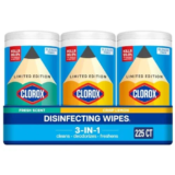 Clorox Disinfecting Wipes 5 x 3-Packs for $41.75