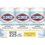 Clorox Free & Clear Cleaning Wipes, Light Lemon Scent, 75 Count – $13.99