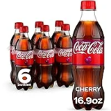 6-Pack Coca-Cola Cherry Soda 16.9oz for $3.84