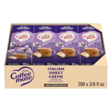 Coffee Mate Italian Sweet Crème Liquid Creamer Singles, 200-Pack for $19.49