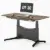 Colamy 55×28-in Dual Motor Electric Standing Desk (Walnut + Black) – $233.99 ($389.99 Value)