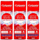 3-Pack Colgate Optic White Pro Series Toothpaste for $17