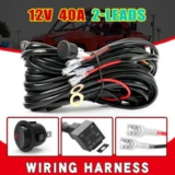 COLIGHT LED Light Bar Wiring Harness Kit – 12V 40A Relay, On-Off Switch, New – $9.59 ($15.99 Value)