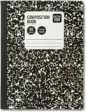 College Ruled Composition Book for $0.38 at Walmart