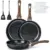 Colourcoco 9-Piece Nonstick Frying Pan Set – $24.99