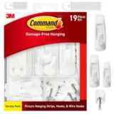 Command Variety Pack for Hanging Up to 19 Items Now $9.99