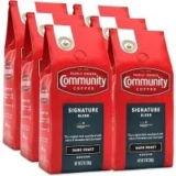 Community Coffee Signature Blend Dark Roast, 72oz (Pack of 6) for $29.53