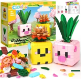 468-Piece Coodoo Botanicals Building Blocks Creative Desk Decor for $8.95