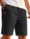 COOFANDY Men’s Lightweight Black Shorts for Golf and Hiking – Now $12.74