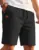 COOFANDY Men’s Lightweight Black Shorts for Golf and Hiking – Now $12.74