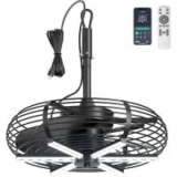 Coolbull Outdoor Ceiling Fan with Light for $74.99 – Save $75