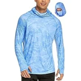 Coorun UPF 50 Sun Protective Hooded Shirt with Mask for $12.99