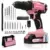 Cordless Drill Set with 25+1 Position Clutch for $77.99