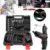 47-Piece Cordless Electric Screwdriver Set with Rechargeable Drill & Lights – $24.99