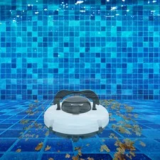 Cordless Pool Vacuum Robot Cleaner IPX8 Rating – $140.03