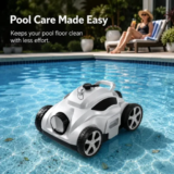 Cordless Robotic Pool Cleaner with Self-Parking for $79.99