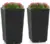 Costway 2-Piece 22.5″ Outdoor Wicker Flower Pot Set for $60