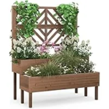 Costway 2-Tier Raised Garden Bed for $62.99
