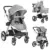 Costway Folding Aluminum Infant Baby Stroller for $113.29