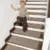 COSY HOMEER 4-Piece Non-Slip Carpet Mat Indoor Stair Runner for $11