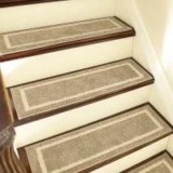 Cosy Homeer Non-Slip Carpet Stair Treads (28″ x 9″) for $10.99