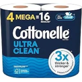 Cottonelle Ultra Clean 1-Ply Toilet Paper Mega Rolls – $7.50