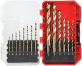 Craftsman CMAM2214 14-Piece Gold Oxide Drill Bit Set $9.98