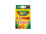 Crayola Crayons Assorted Colors, 24 Count for $0.94