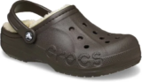 Crocs Baya Lined Clogs in Brown for $19.99