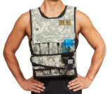 CROSS101 40lb Adjustable Weighted Vest with Shoulder Pads for $33