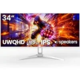Crua 34″ UltraWide Gaming Monitor with 3440×1440 Resolution for $149.59