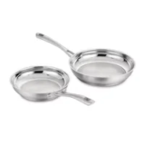 Cuisinart 2-Piece Stainless Steel Skillet Set for $24.98