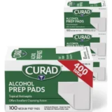 Curad Alcohol Prep Pads (400-Count) Now Only $4.49