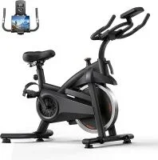 Cursor Fitness 300lb Adjustable Indoor Cycling Exercise Bike for $114.99