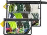 2-Pack CVLIFE Soft Plastic Tackle Storage Bag for $11