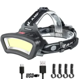 Darkbeam COB 2000 Lumen Rechargeable Headlamp with Red Light for $13