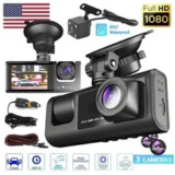Dash Cam HD 1080P Dual Lens Video Recorder for $13.79