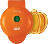 Dash 4″ Mini Waffle Maker (Pumpkin) – $5