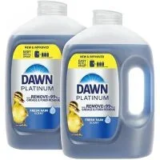 Dawn Platinum Refill Jug Dish Soap Fresh Rain Scent (3 x 2-Pack) for $38.40