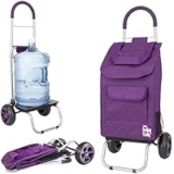 Dbest Trolley Dolly Purple Foldable Shopping Cart for $24.99