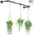 DegMongee 32″ Plant Hanging Rod with Macrame Hangers for $11
