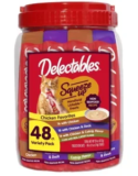 48-Count Delectables Squeeze Up Lickable Wet Cat Treats Variety Pack – $18