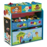 Delta Children CoComelon 6 Bin Toy Storage Organizer for $19.99
